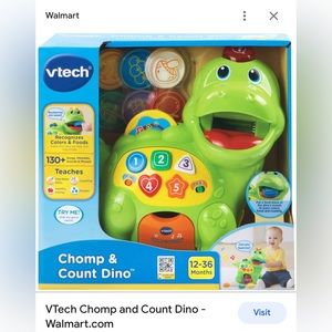 VTech Chomp and count Dino NIB